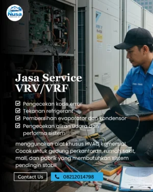 Nusa Service AC perbaikan VRV VRF Jakarta Barat