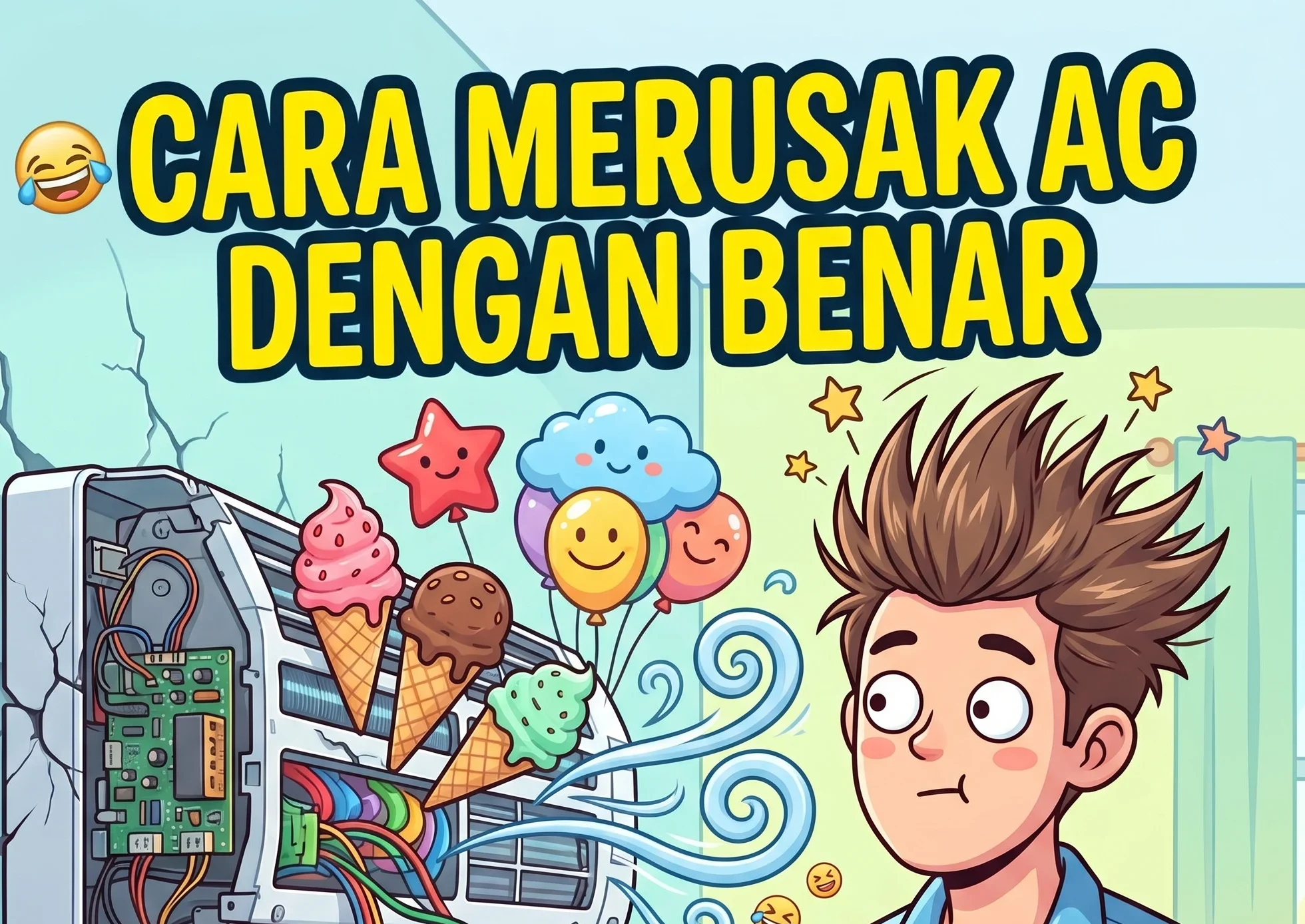 ilustrasi Cara merusak ac